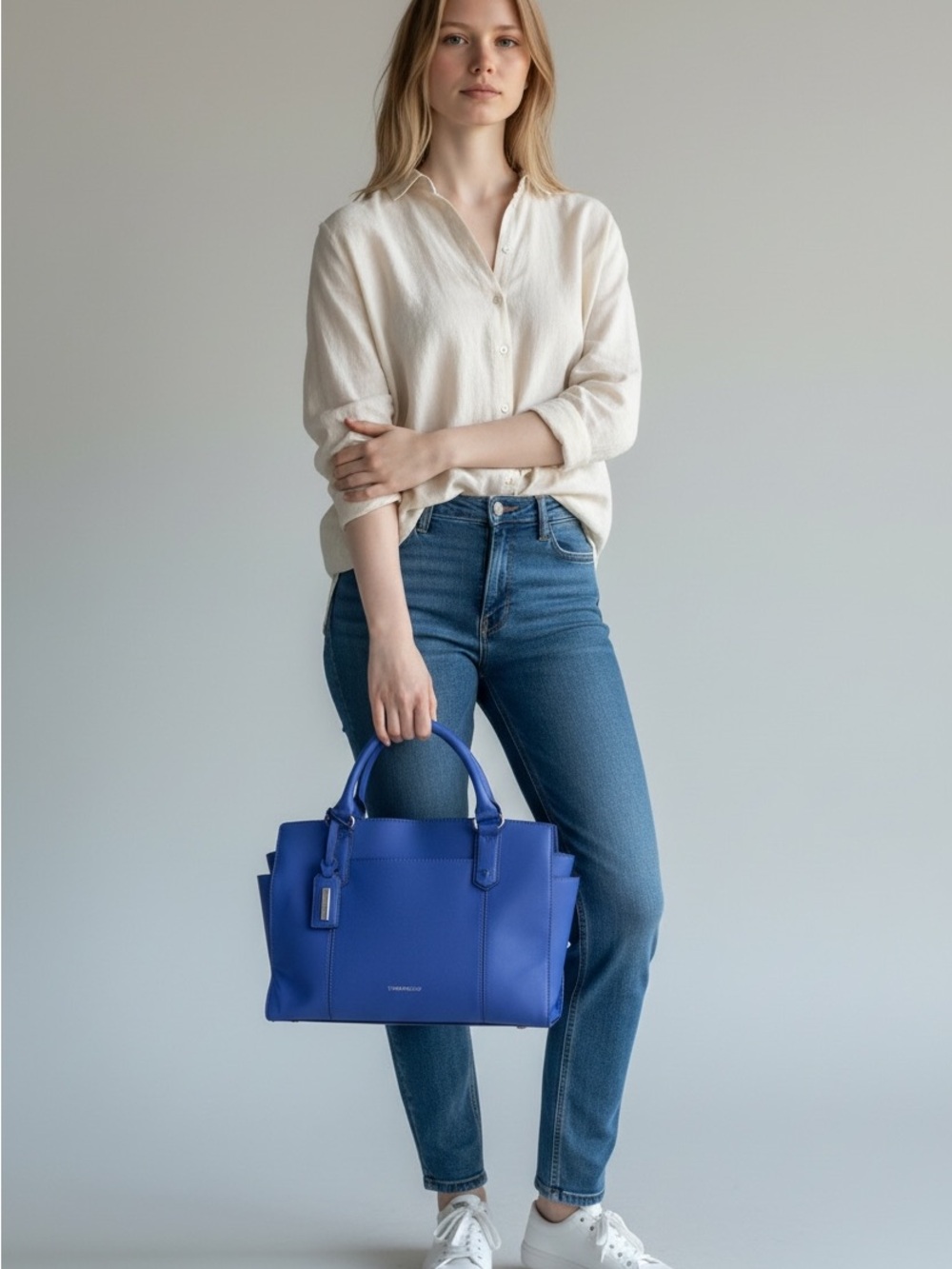 Tignanello Saffiano Leather Zip Top Carryall